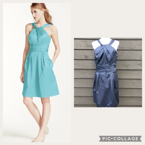 David's Bridal Dresses & Skirts - David’s Bridal A-line halterneck bridesmaid dress